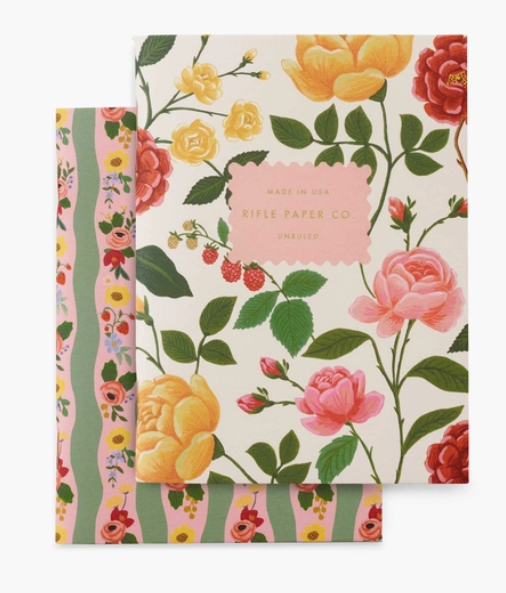Rifle Paper Co. Roses Pocket Notebooks