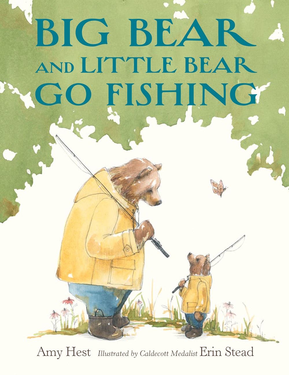 a bear goes fishing simple fishing pole Big Bear and Little Bear Go Fishing