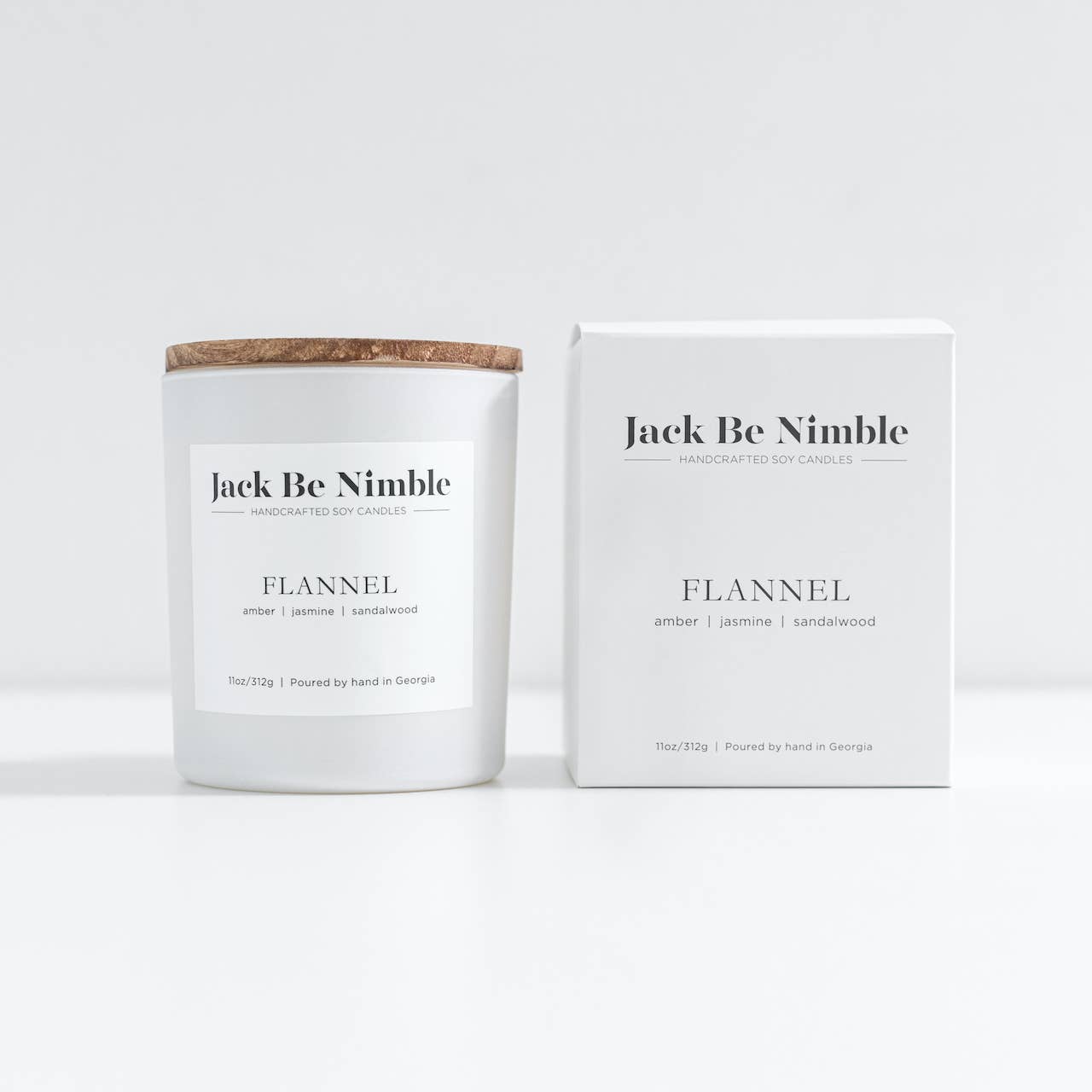 Jack Be Nimble 11oz Flannel Scented Soy Candle