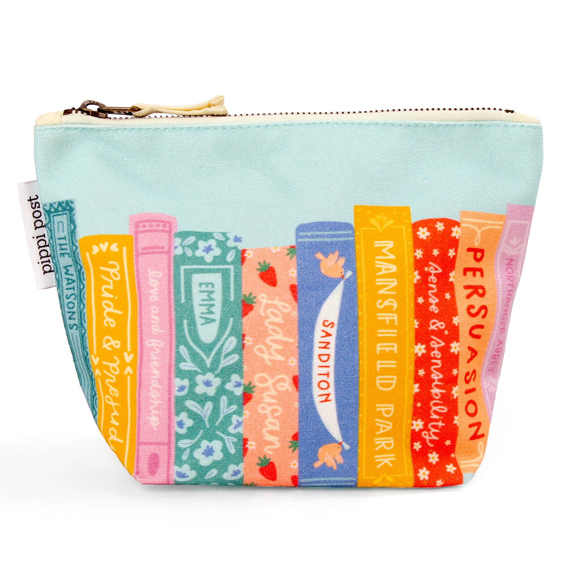 Jane Austen Books Canvas Pouch
