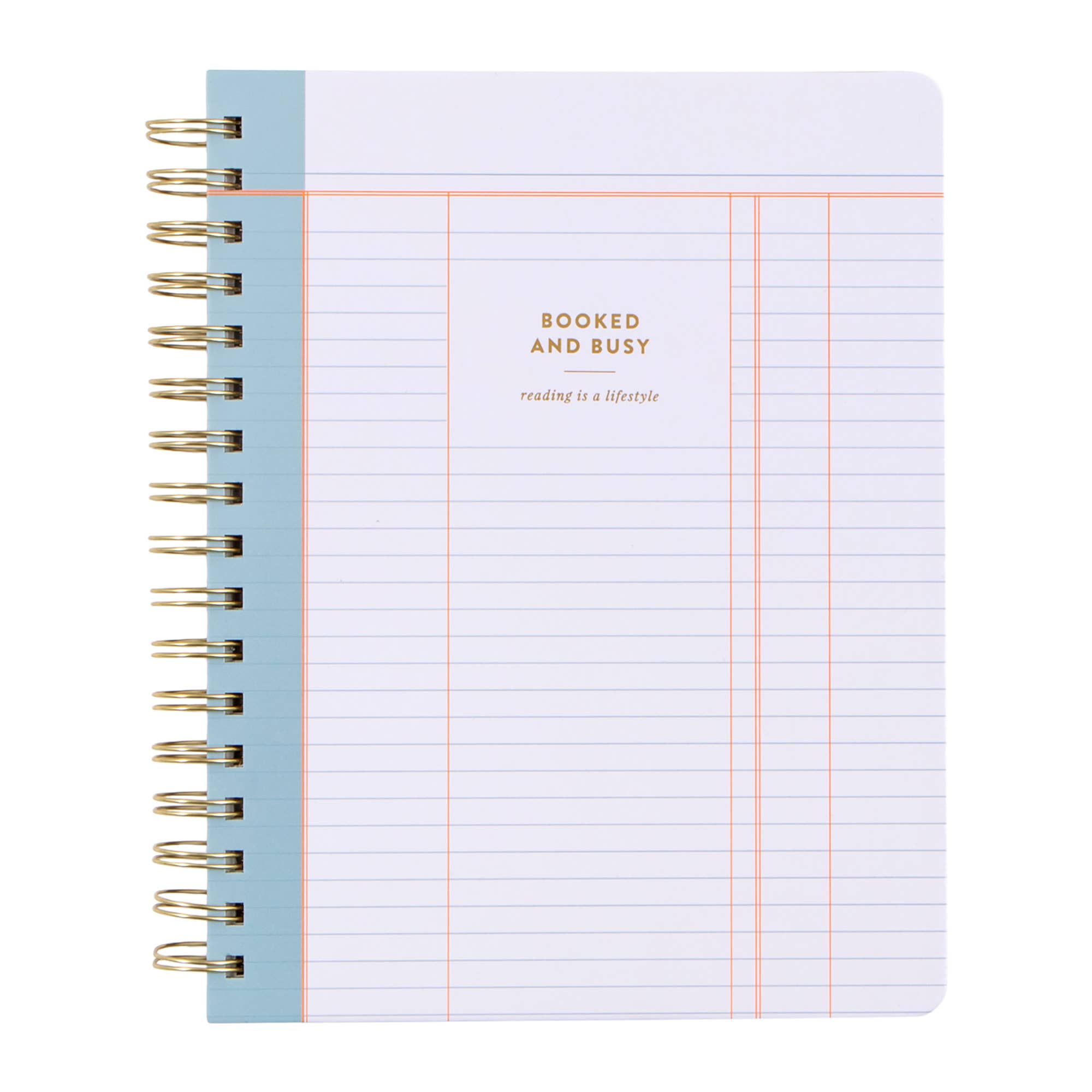 Booked and Busy Reader Spiral Notebook