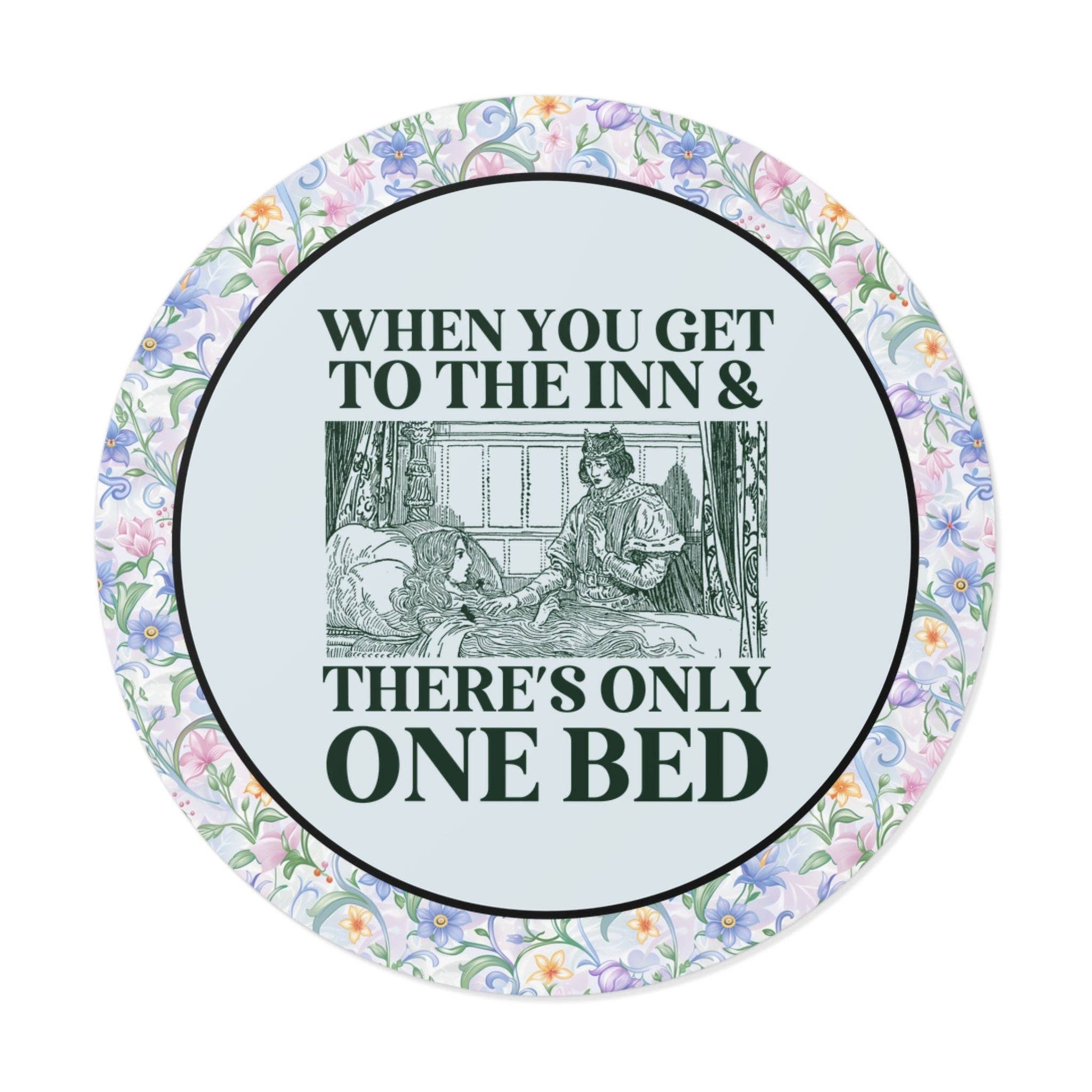 Only One Bed Sticker