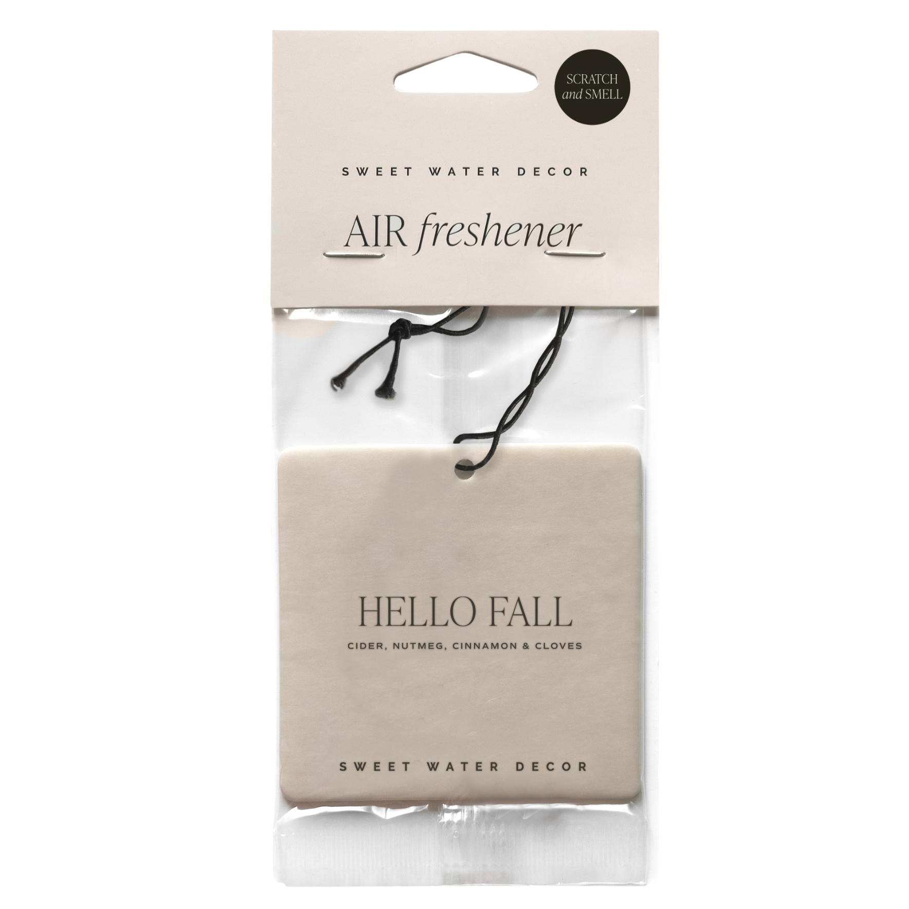 Hello Fall Hanging Air Freshener
