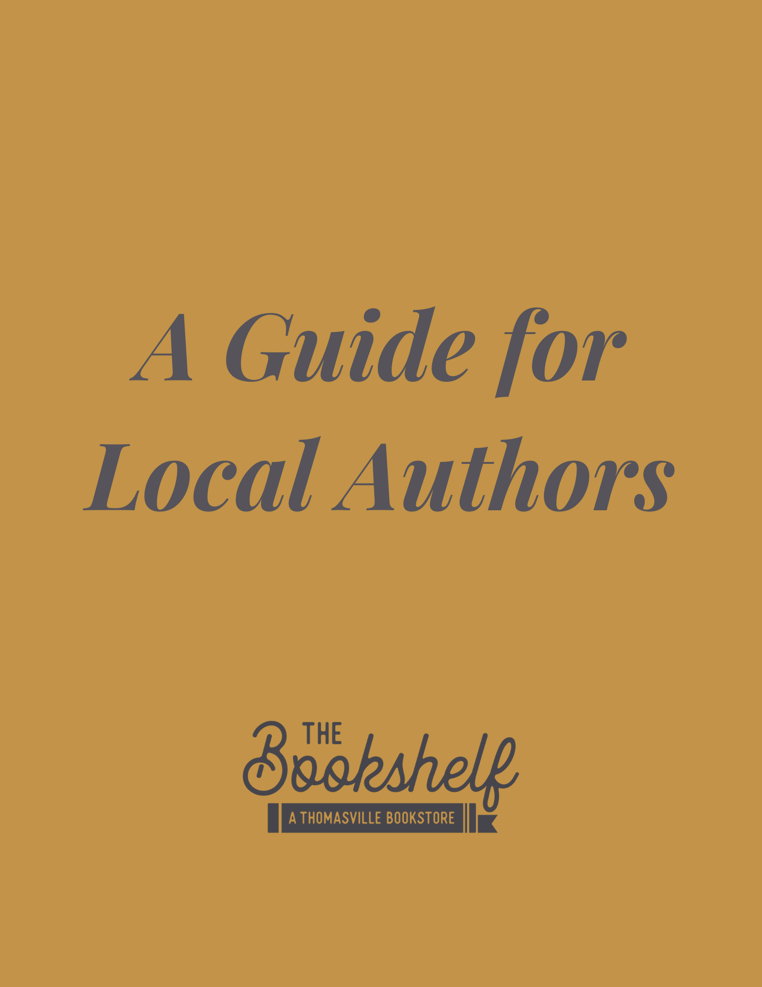 A Guide for Local Authors