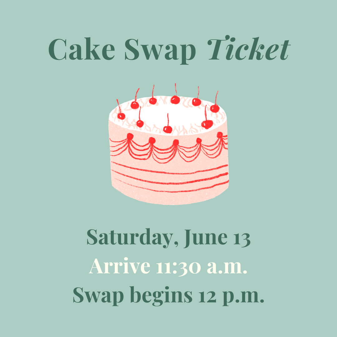 Cake Swap Ticket – The Bookshelf