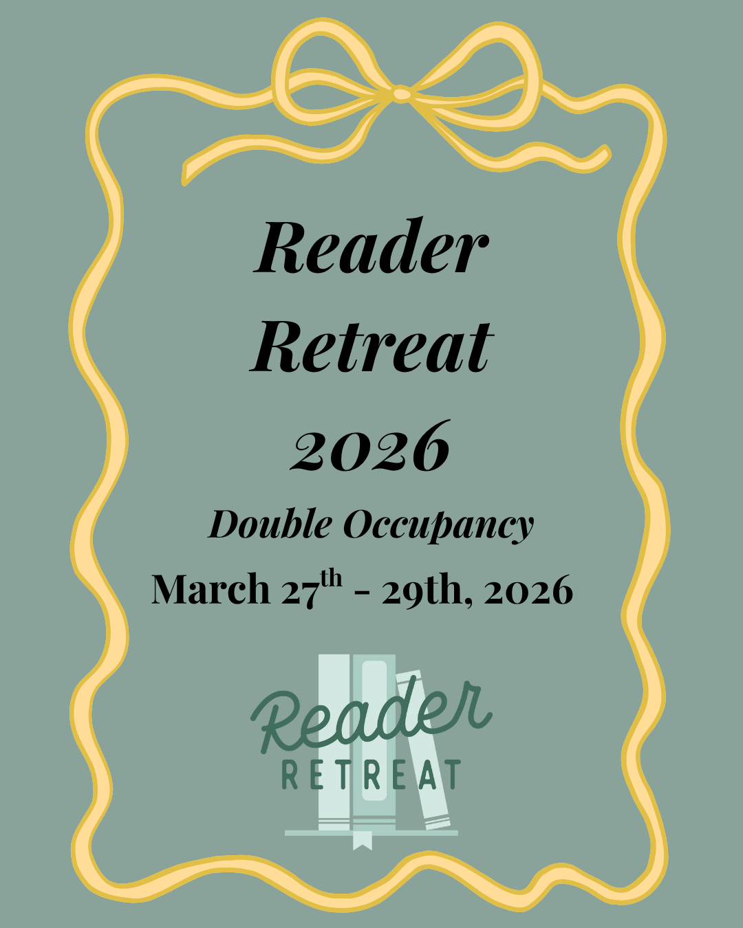 Reader Retreat 2026 - Double Occupancy