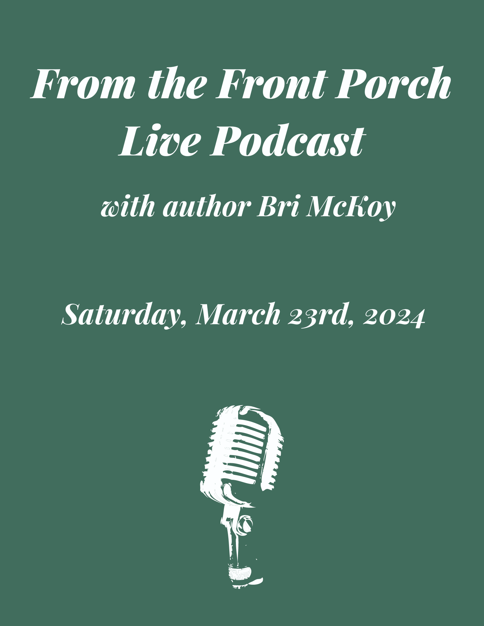 From the Front Porch Live Podcast