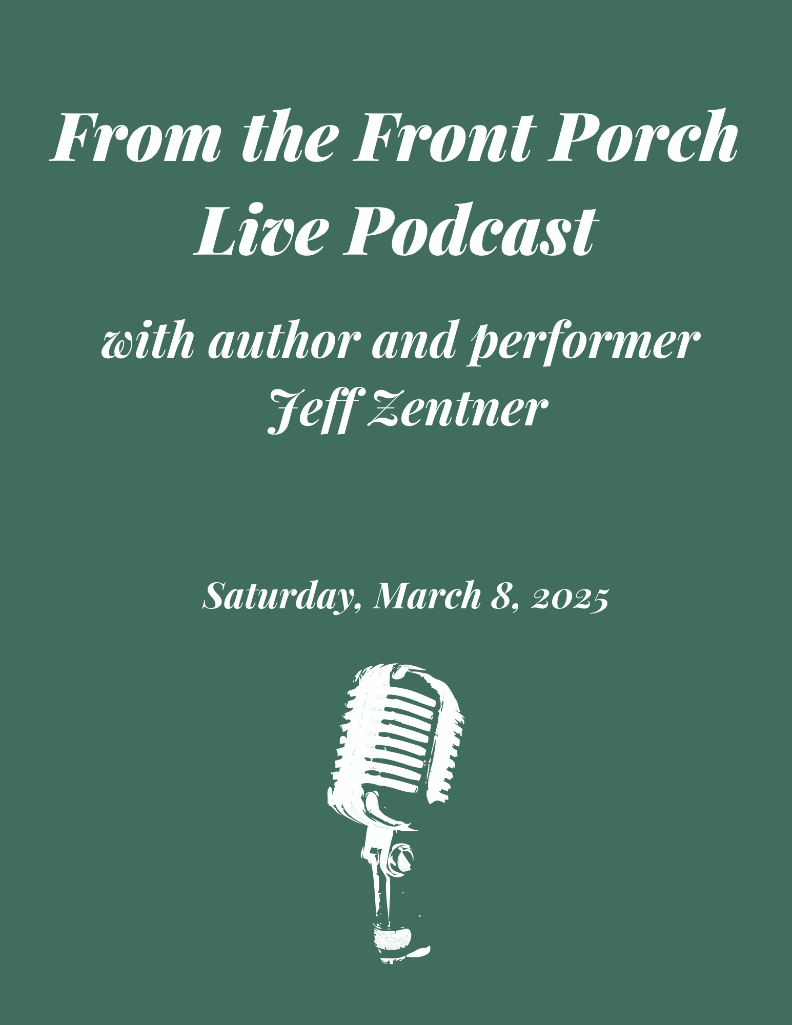 From the Front Porch Live Podcast