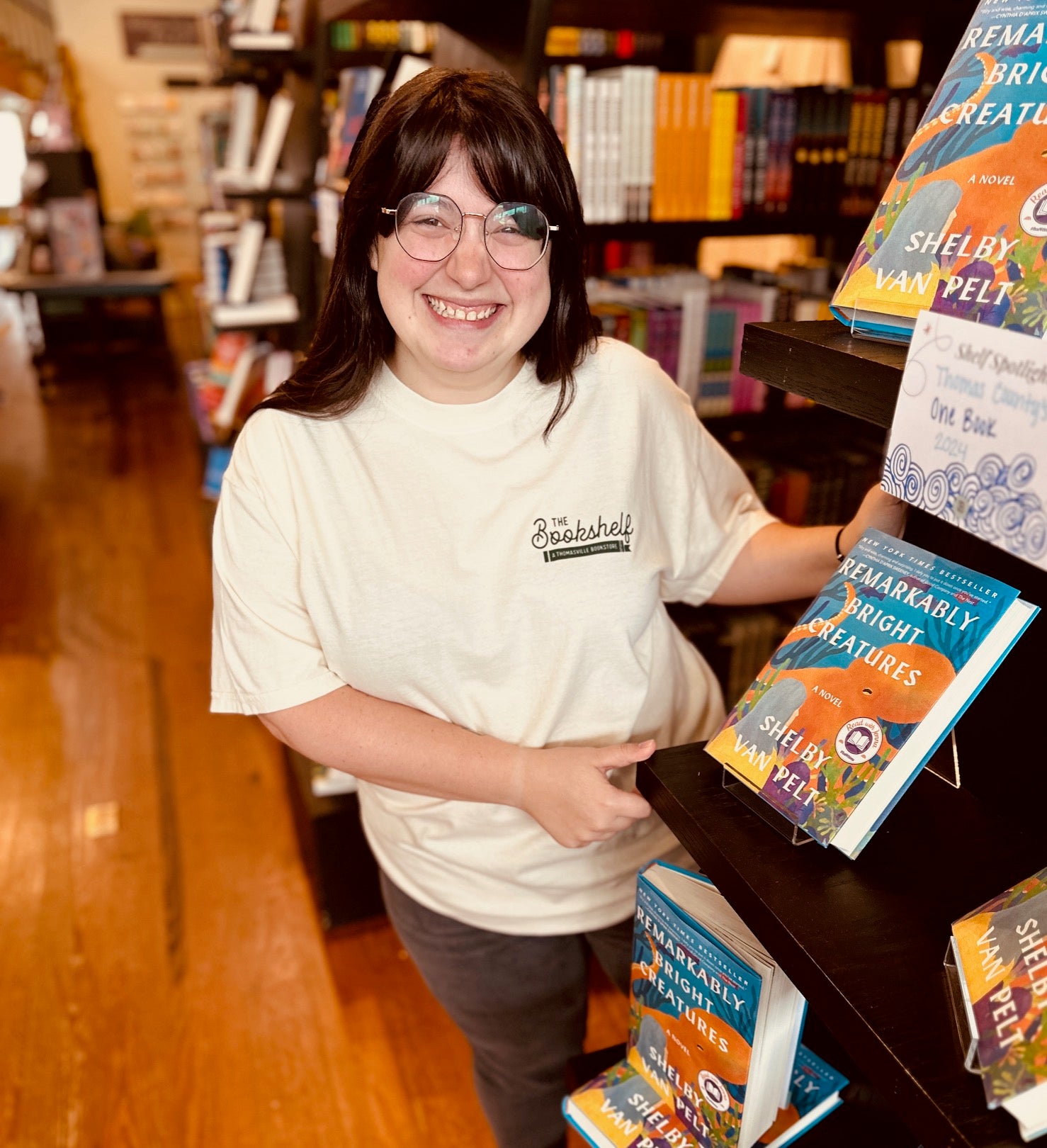 Bookshelf Indie Bookstore Tee