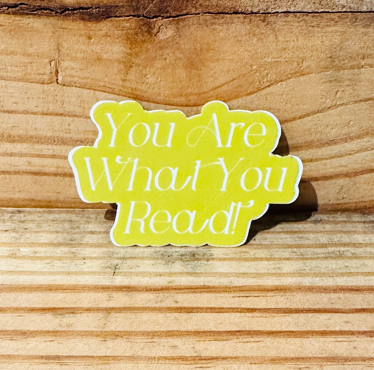 You Are What You Read Sticker