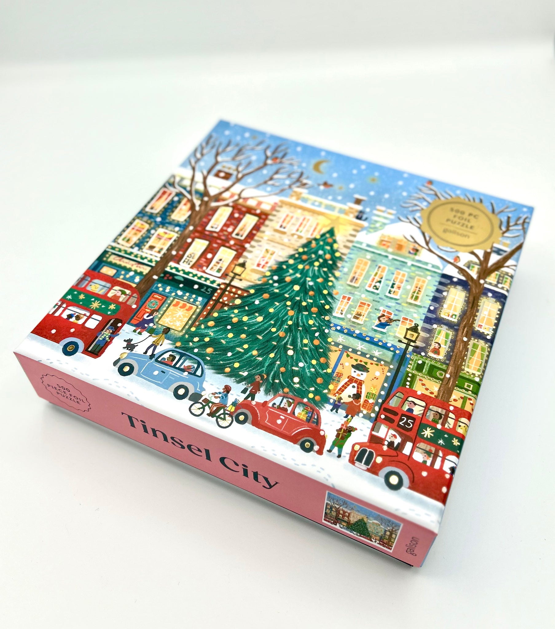 Tinsel City 500 Piece Foil Puzzle
