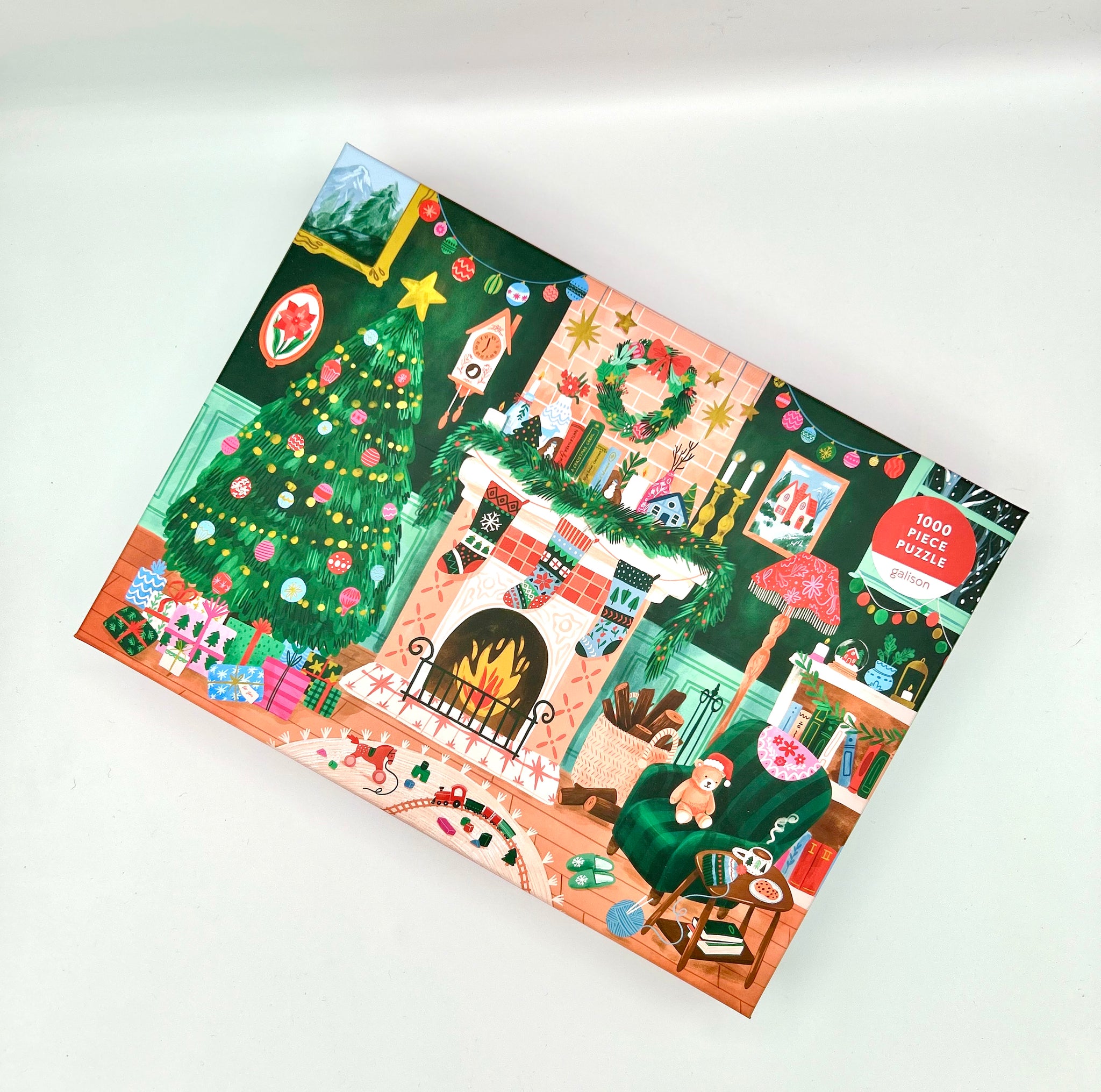 Cozy by the Fireplace 1000 Piece Puzzle