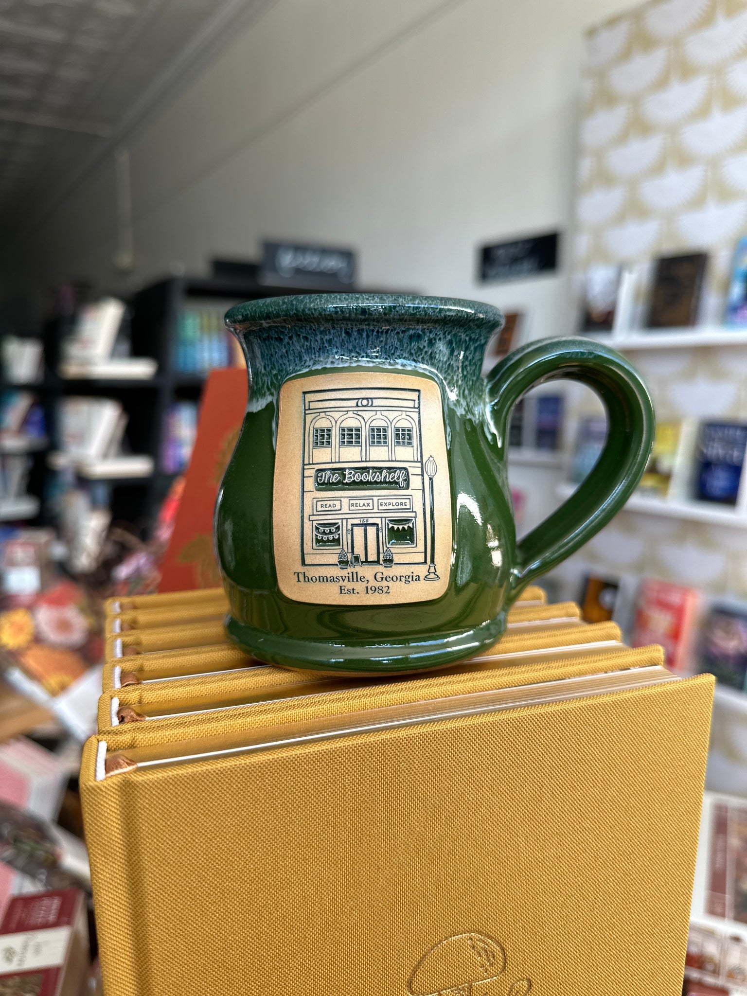 Deneen Pottery Bookshelf Mugs