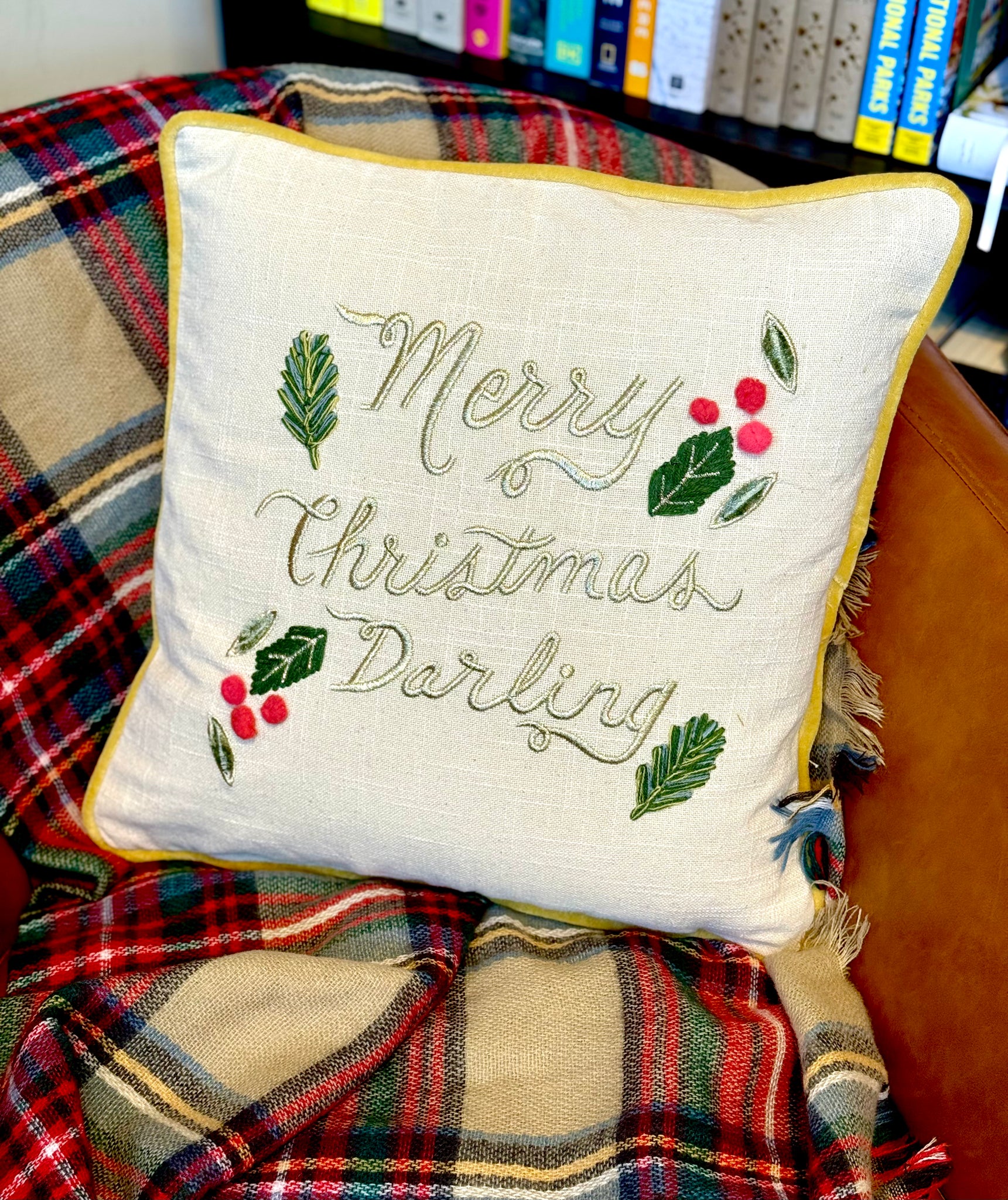 Merry Christmas Darling Pillow