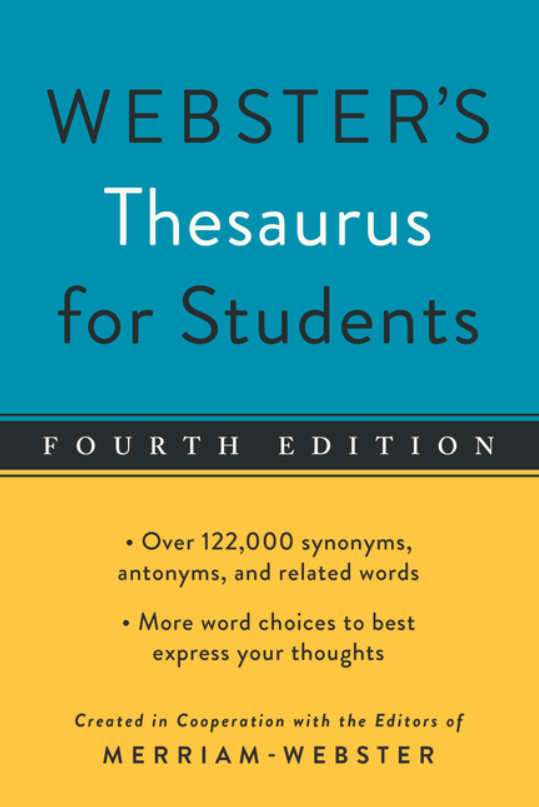 Webster's Thesaurus for Students