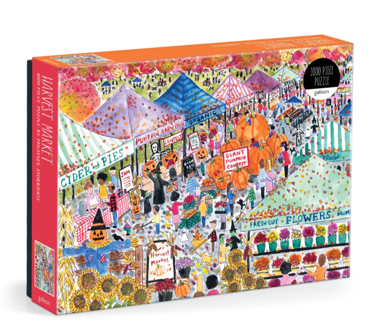 Galison Harvest Market 1000 Piece Puzzle