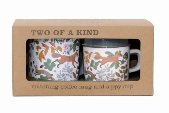 Two of a Kind Mug and Sippy Cup Set