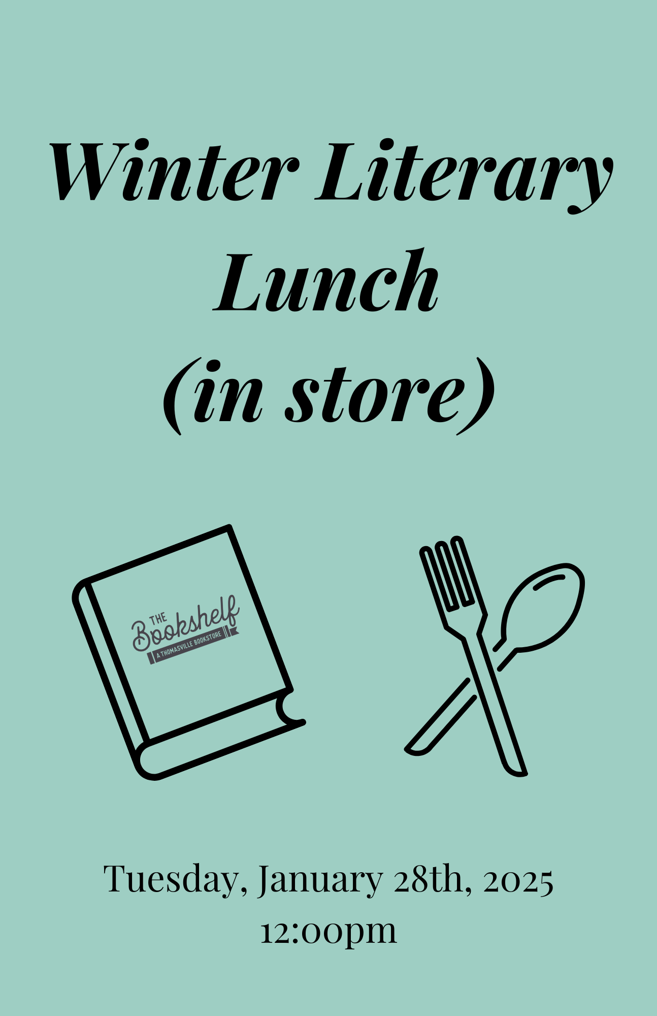 Winter 2025 Literary Lunch (In Store)