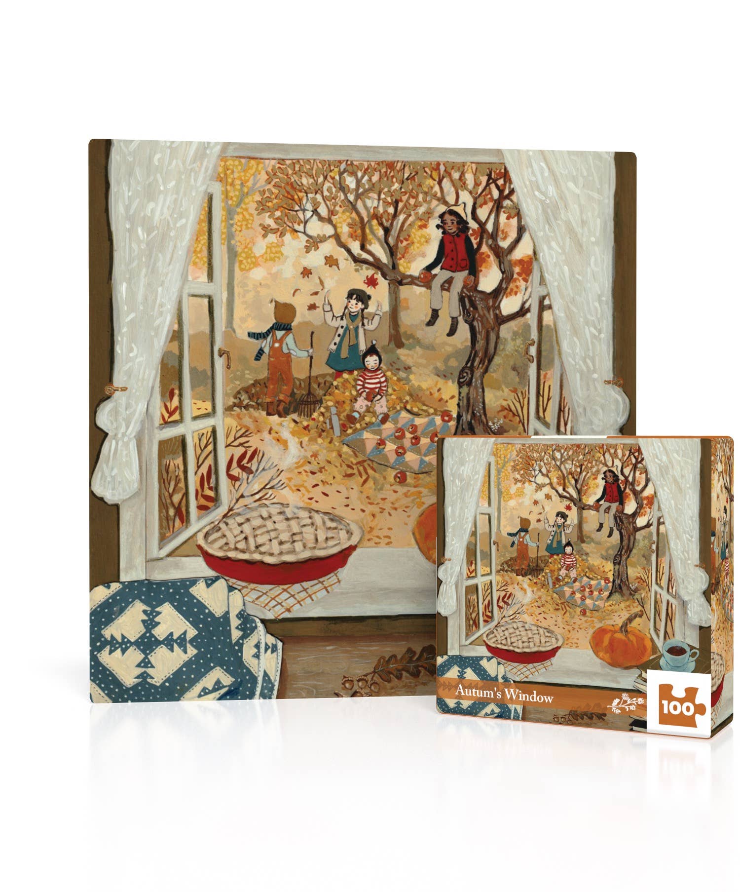 Lore Pemberton Autumn's Window Mini 100 Piece Puzzle