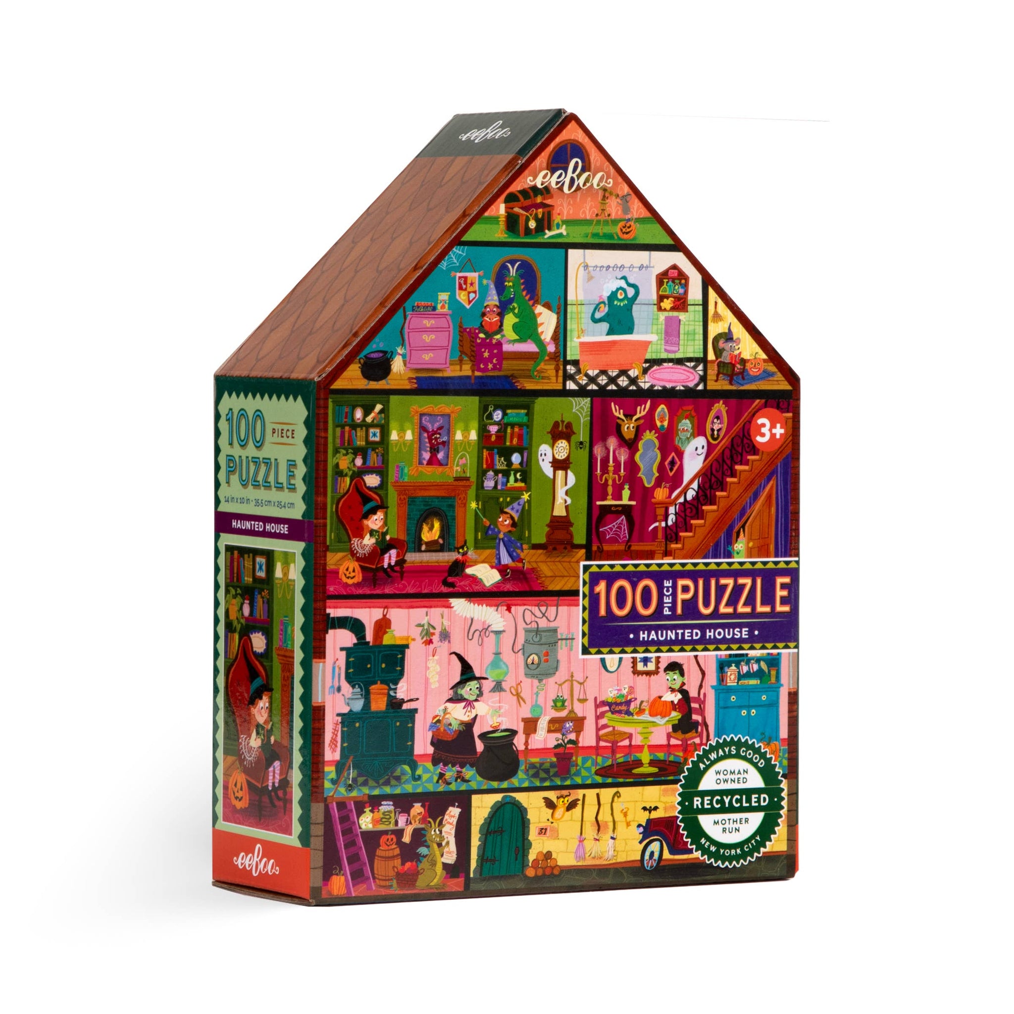 Haunted House 100 Piece Shaped Box Puzzle