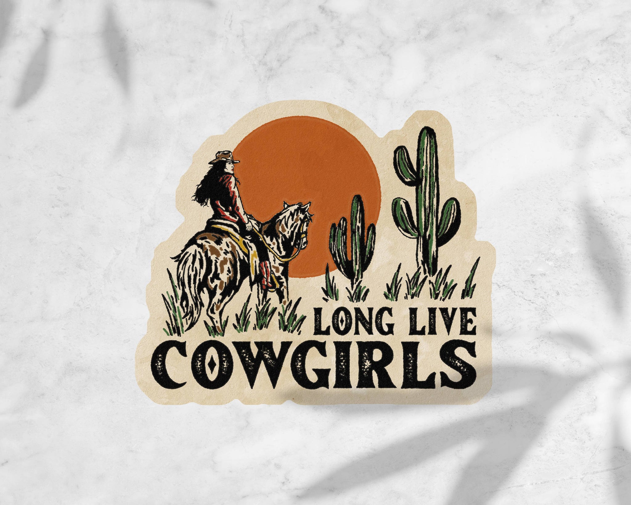 Long Live Cowgirls Sticker