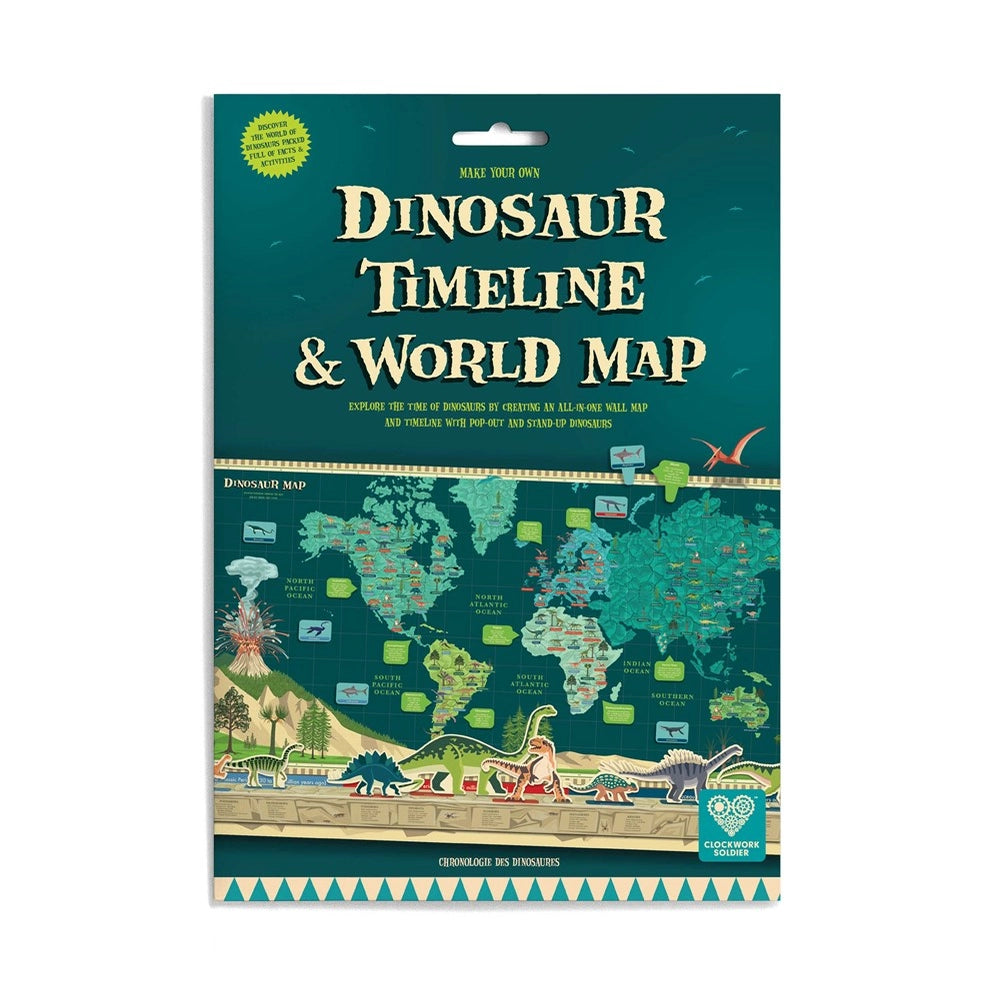 Make Your Own: Dinosaur Timeline and World Map