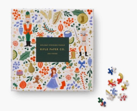 Rifle Paper Co. Holiday Stocking Puzzle