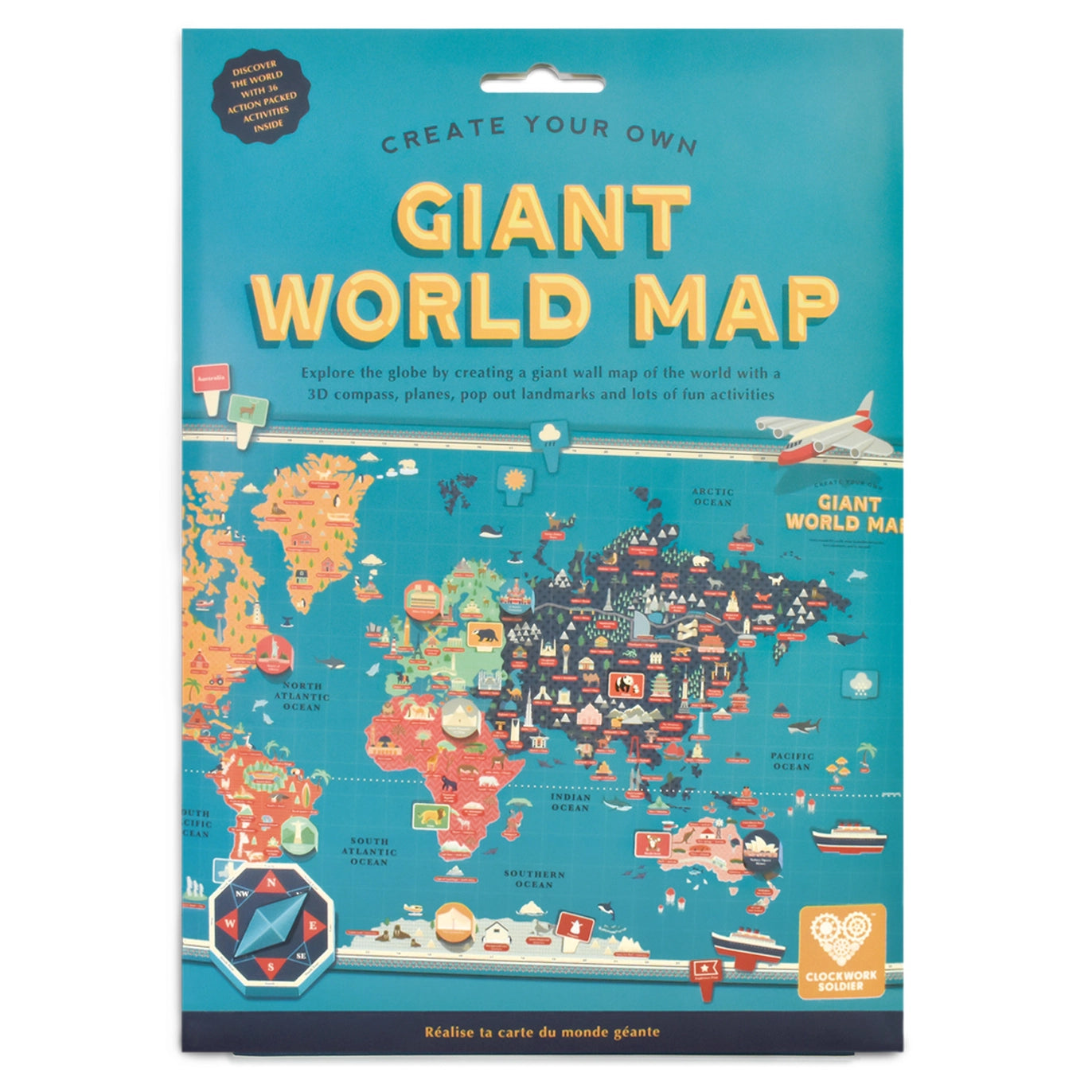 Create Your Own: Giant World Map